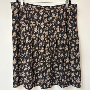 Rena Rowan for‎ Saville Skirt 20W Floral Print Pleated